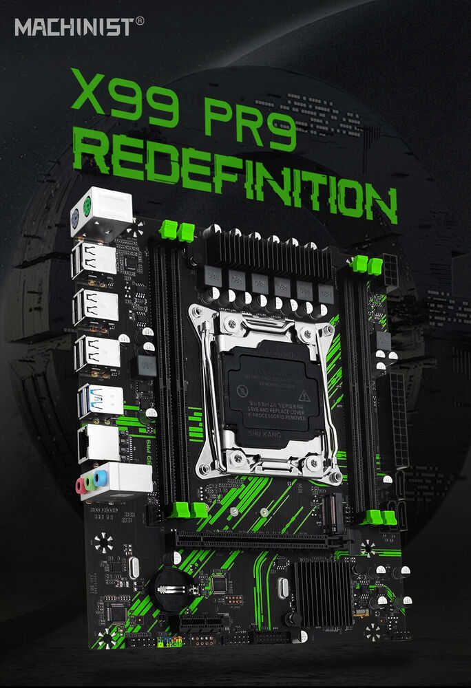 LGA 2011-v3 X99 PR9 Motherboard for Xeon E5 V3/V4