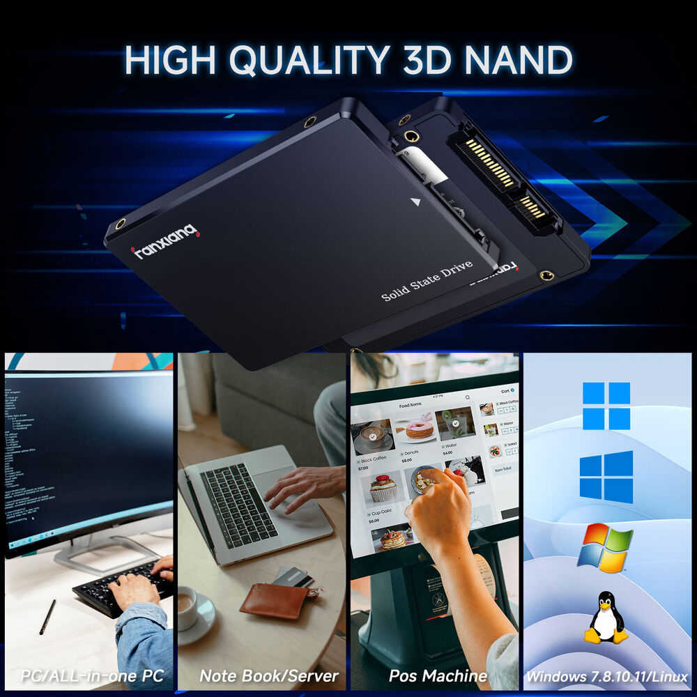 Fanxiang 4TB SSD 2.5 SATA III - High-Capacity Internal Storage Drive