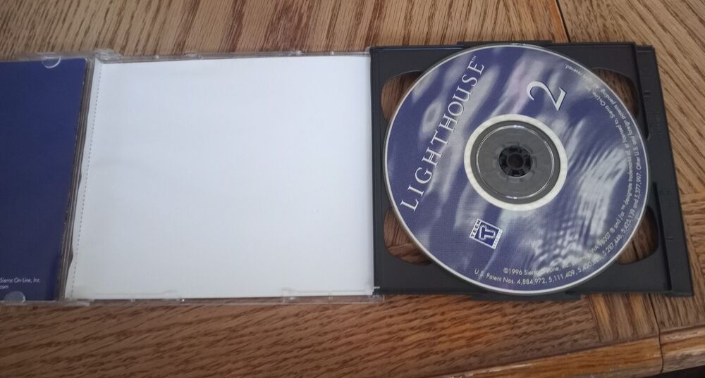 Lighthouse: The Dark Being (PC, 1996) - Complete 2 Disc Set with Manual