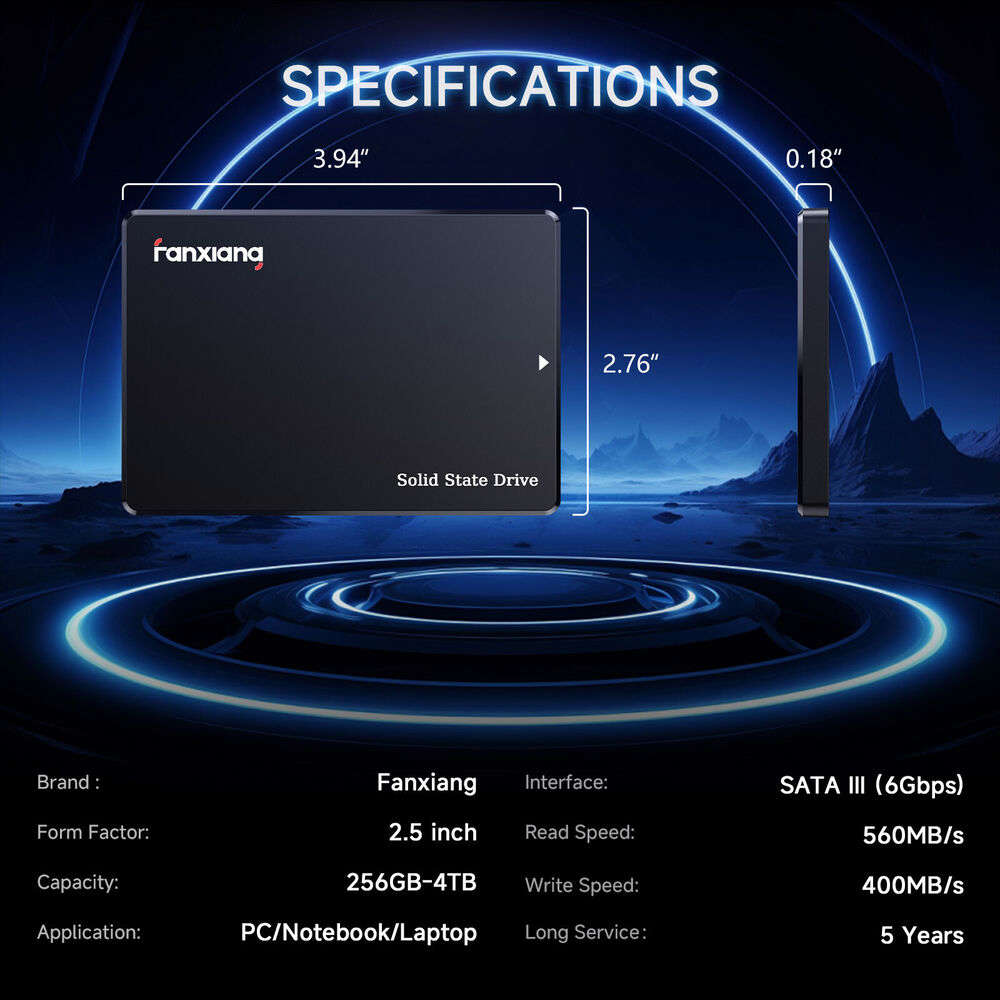 Fanxiang 4TB SSD 2.5 SATA III - High-Capacity Internal Storage Drive