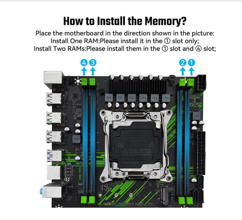 LGA 2011-v3 X99 PR9 Motherboard for Xeon E5 V3/V4