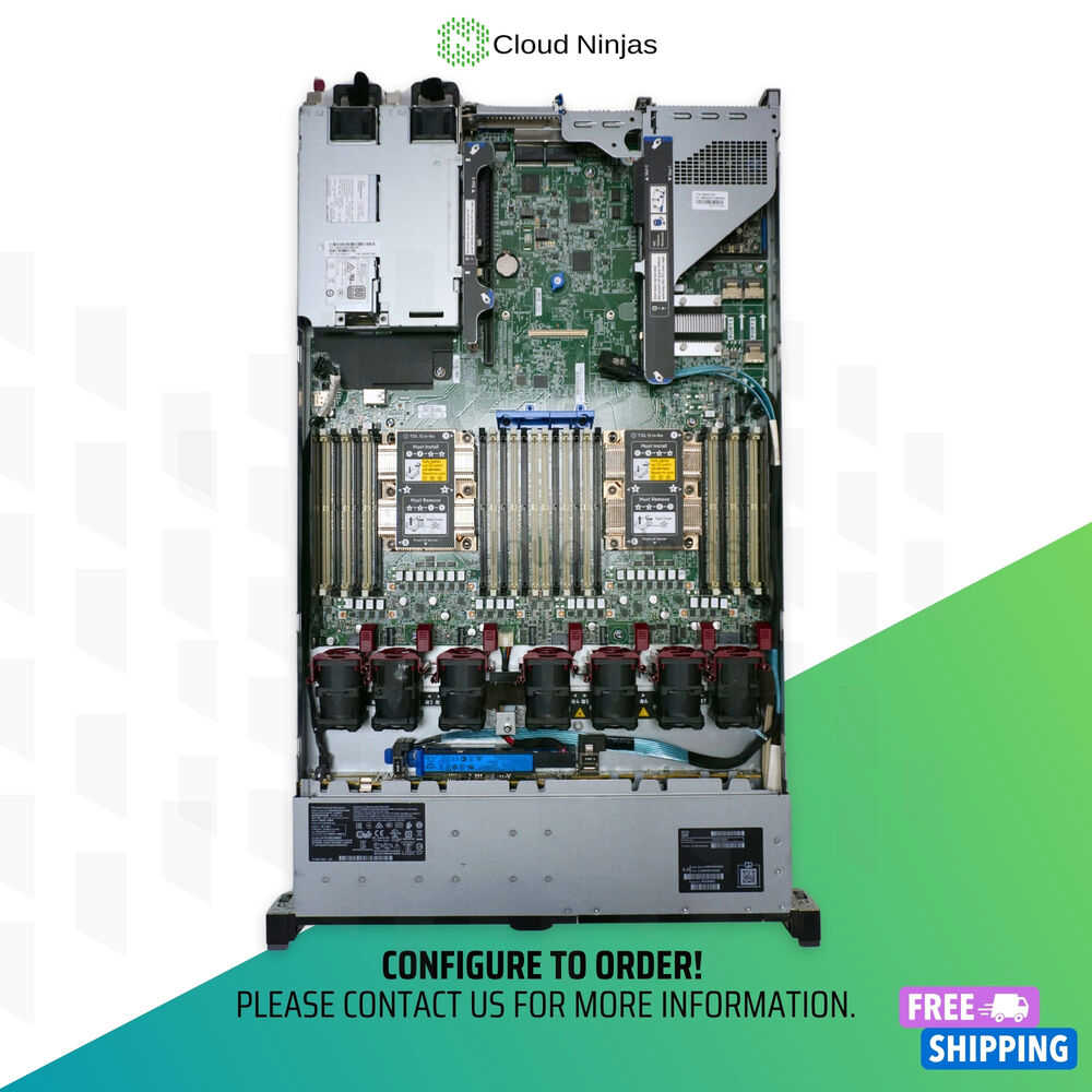 HPE ProLiant DL360 Gen10 8 Bay SFF Server with 2x Xeon Gold 6226R
