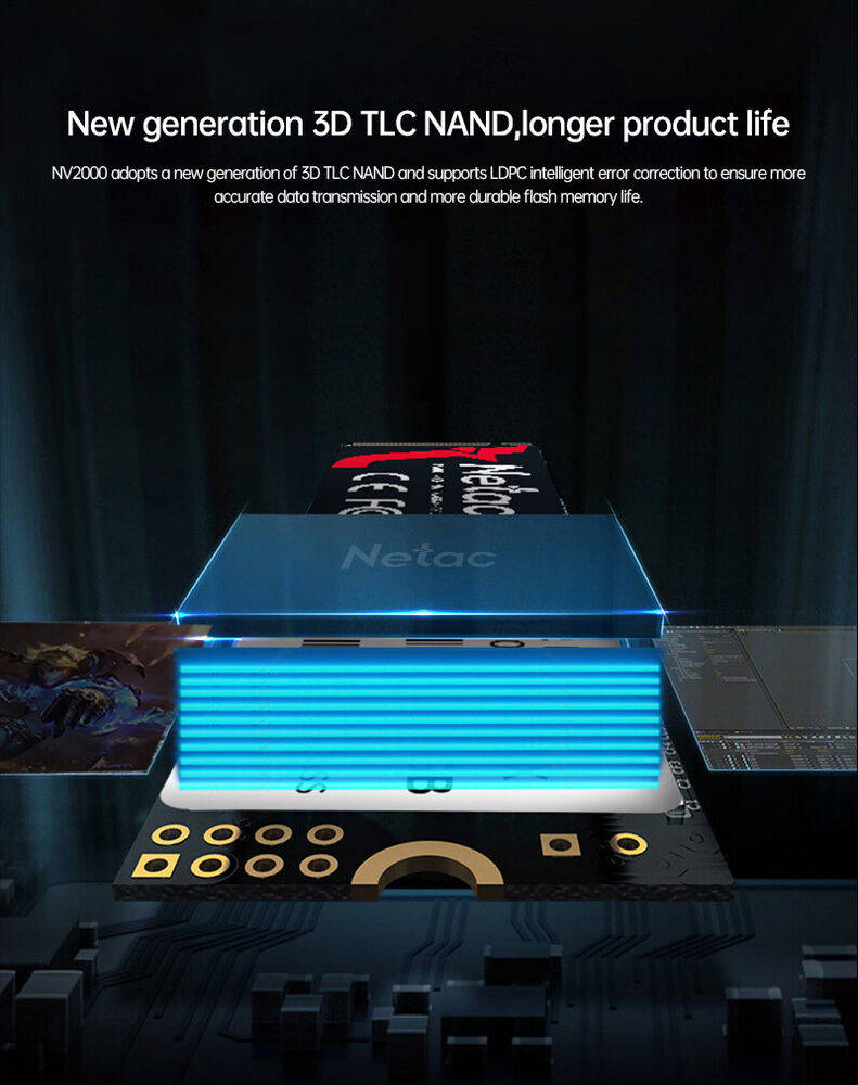 Netac 1TB M.2 2280 PCIe 3.0 x4 NVMe Internal SSD - High-Speed Storage