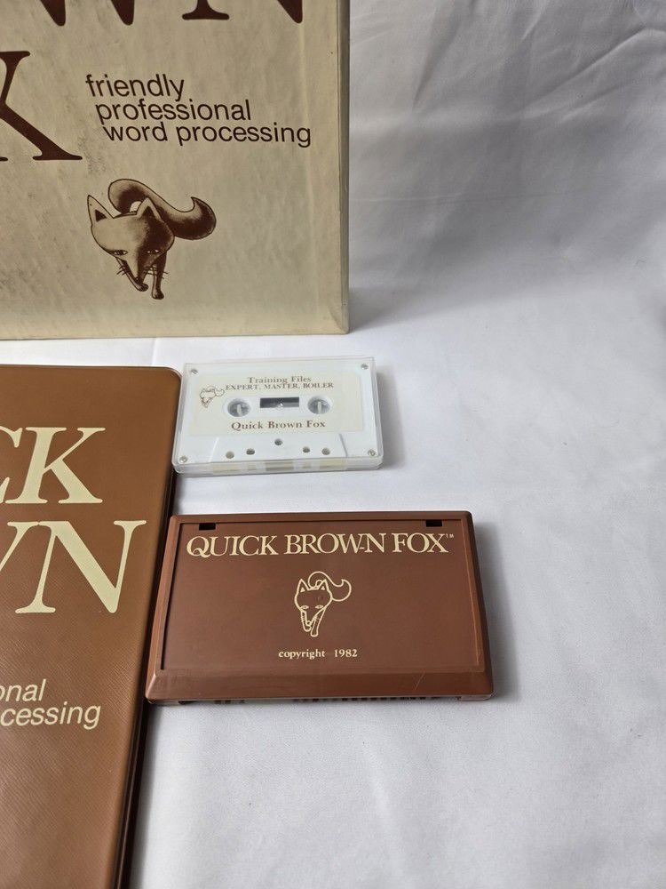 Commodore VIC-20 Quick Brown Fox Complete Set - Excellent Condition
