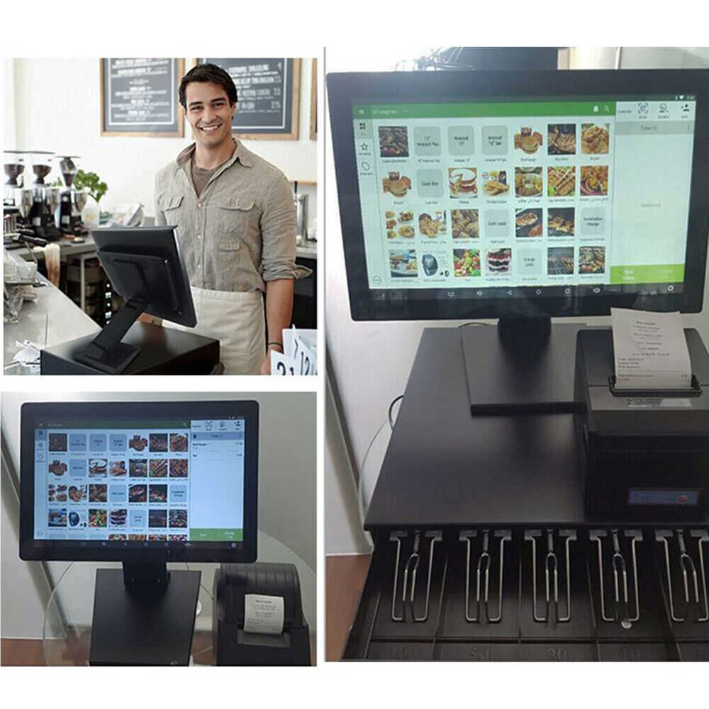 15/17 Inch Touch Screen Monitor with USB/VGA/HDMI for POS PC, Retail, and Hotel Use