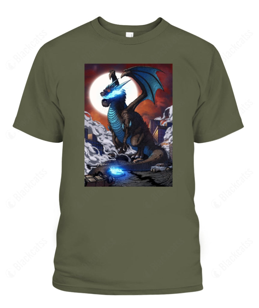 Dark Charizard Kaiju Custom Graphic T-Shirt
