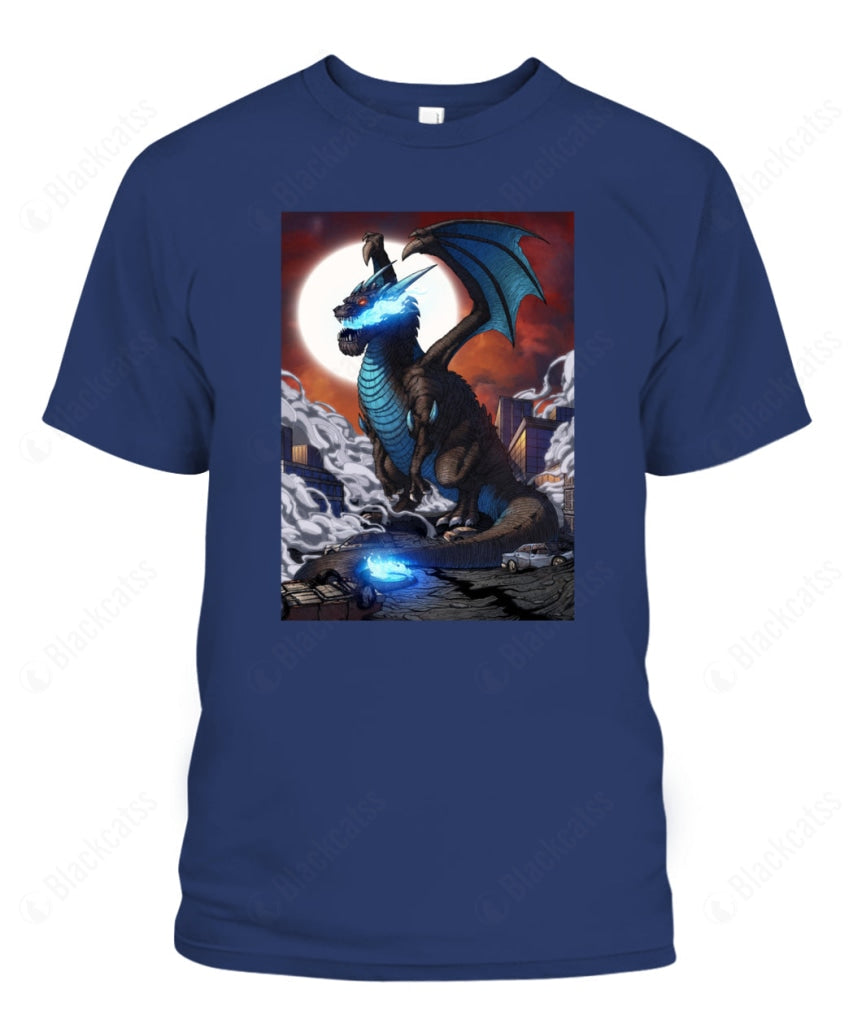 Dark Charizard Kaiju Custom Graphic T-Shirt
