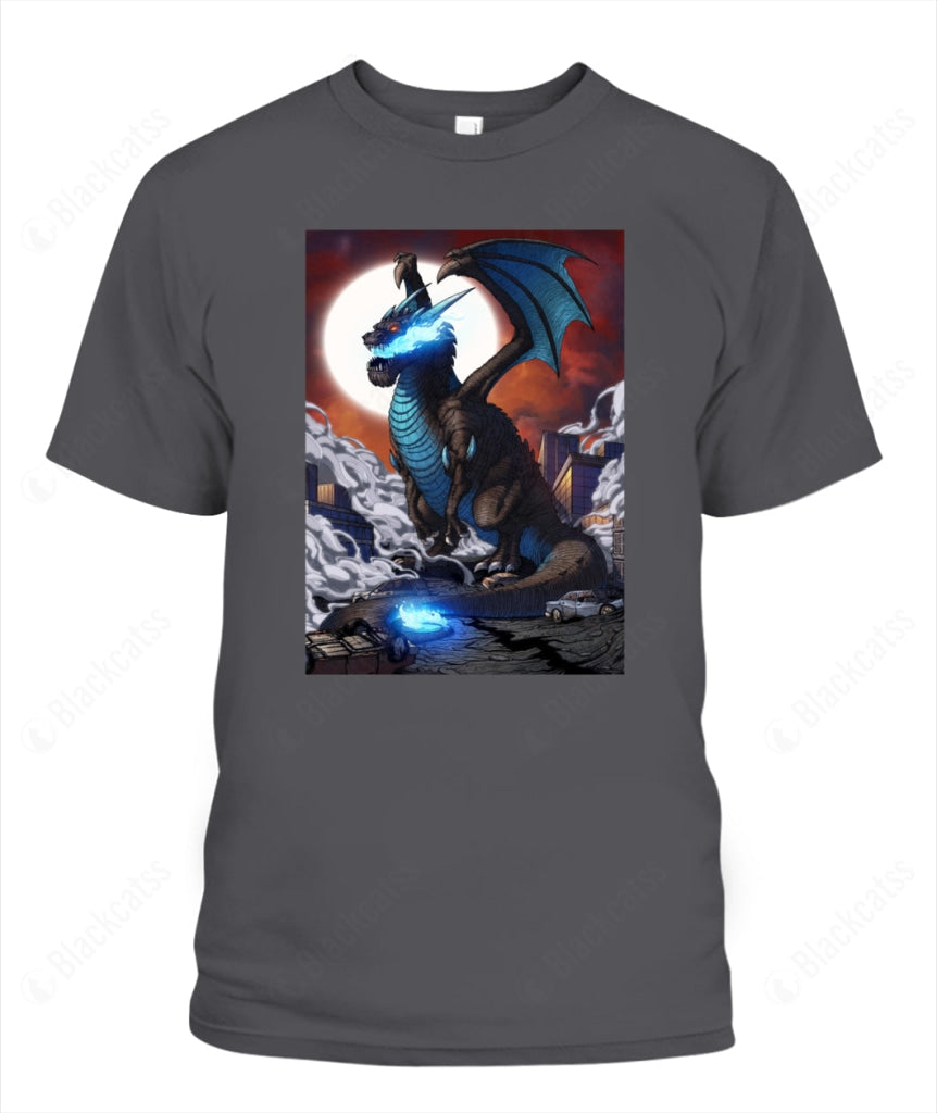 Dark Charizard Kaiju Custom Graphic T-Shirt