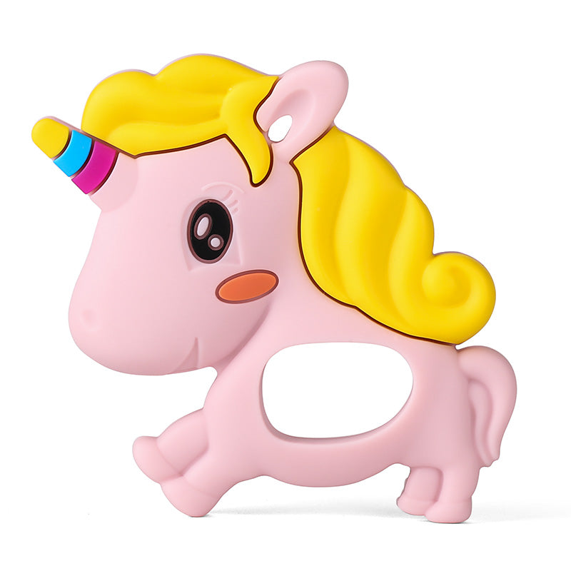 Custom Baby Silicone Teething Toy Unicorn - Safe & Chewable