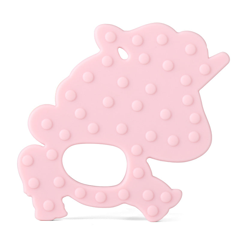 Custom Baby Silicone Teething Toy Unicorn - Safe & Chewable