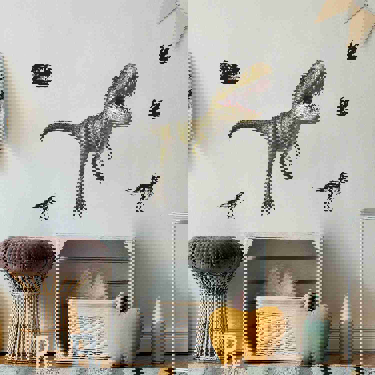 T-Rex Dinosaur Interactive Wall Decal