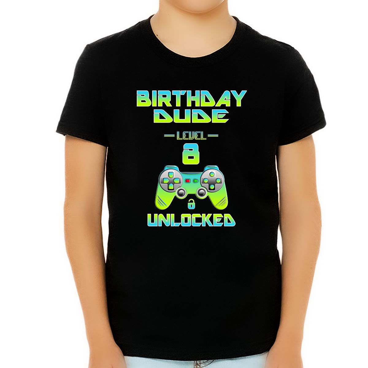 8th Birthday Shirt for Boys - Funny Birthday Gift