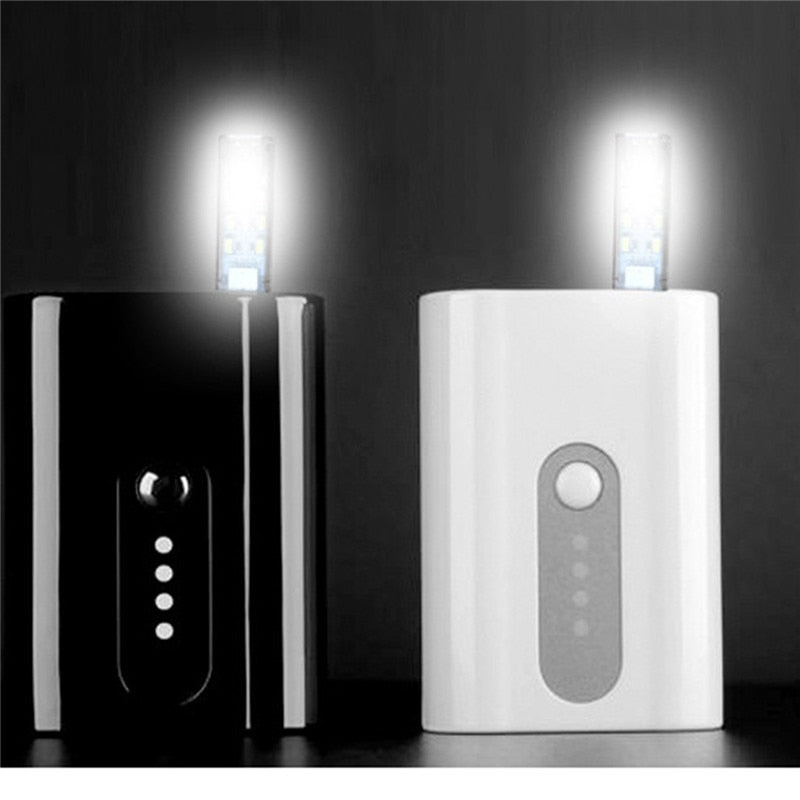 Mini USB LED Night Light - 12LEDs 5V Portable Reading Lamp for Laptop, Power Bank, and Computer
