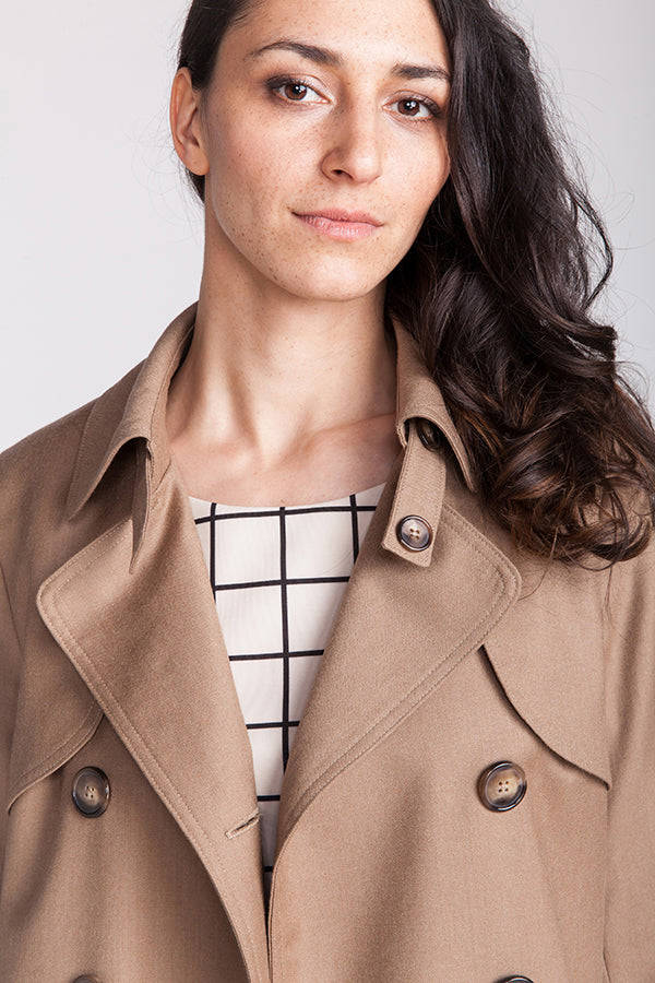 Named Clothing, Isla Trench Coat, Digital PDF Pattern