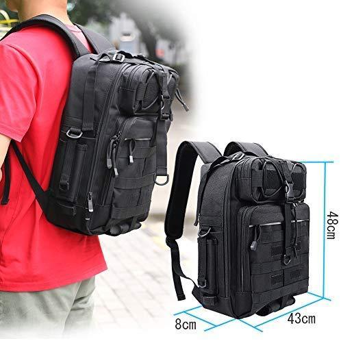 Fyland Tactical Backpack - Military EDC Molle Pack with Water-Resistant 1000D Nylon