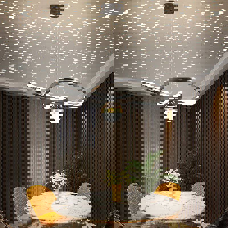 MIRODEMI® Modern Beautiful LED Hanging Chandelier for Living Room, Dining Room, Kitchen