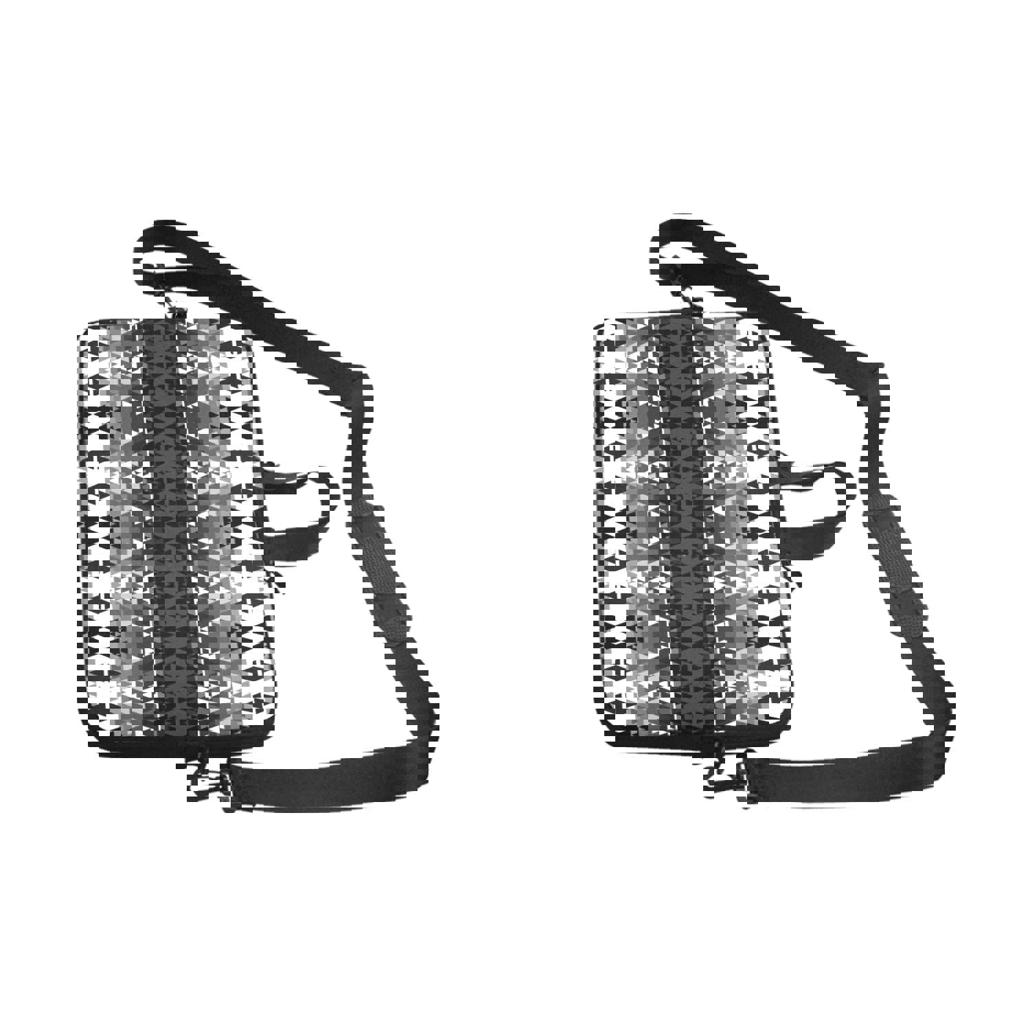 Writing on Stone Black and White Laptop Handbags 13 - Lightweight & Water-Resistant Neoprene