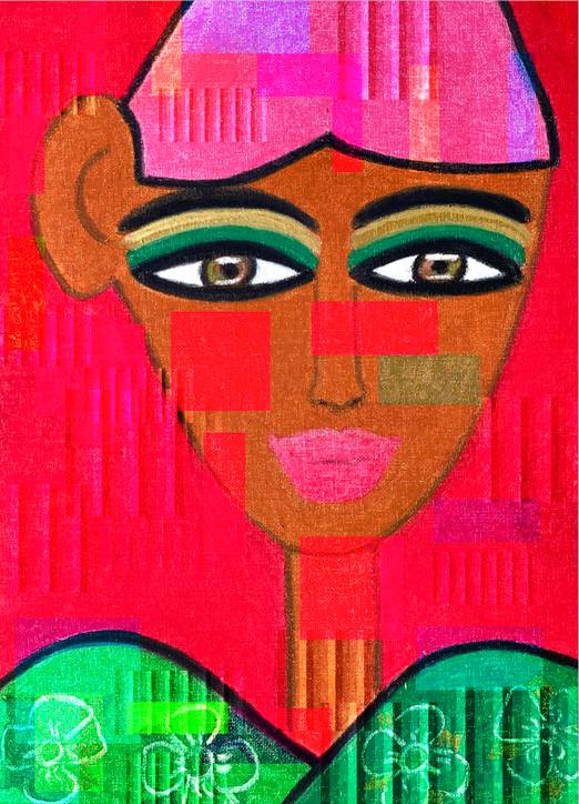 KATLA X HENDRIKKA HOODIE - Lady in Green Hoodie with NFT