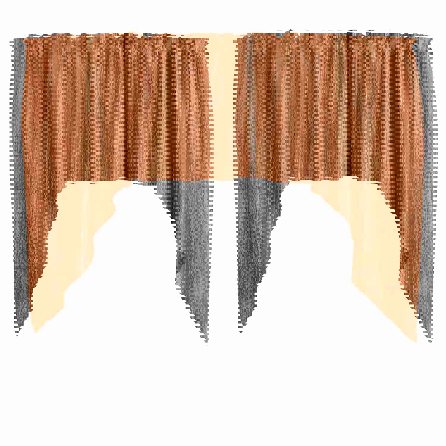 Crushed Crinkle Taffeta Swag Window Valance 72 Wide / 36 Tall