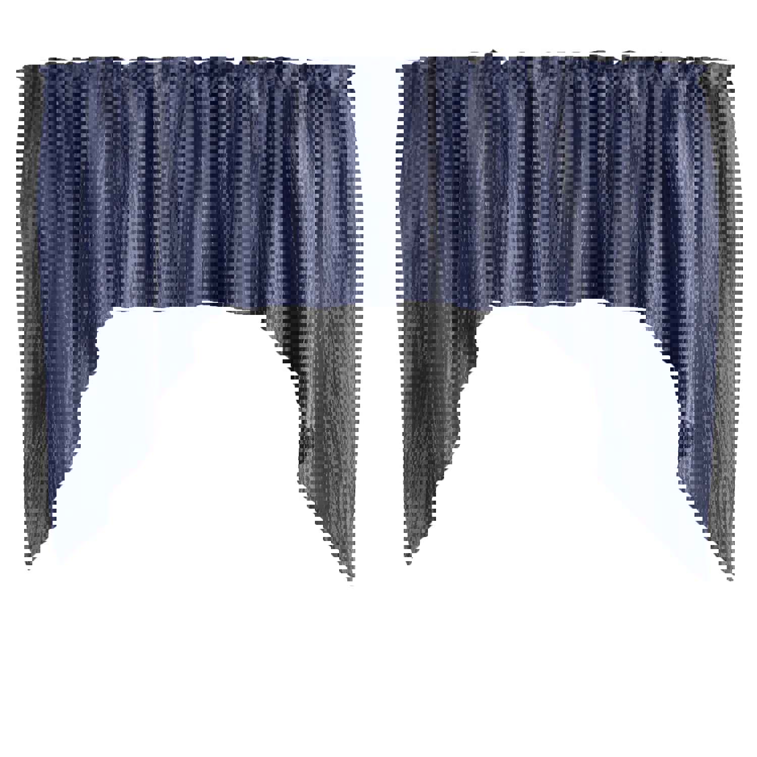 Crushed Crinkle Taffeta Swag Window Valance 72 Wide / 36 Tall