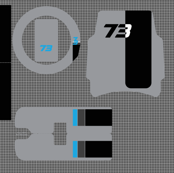 C1X Style Replica Decal Kit for Super 73 RX
