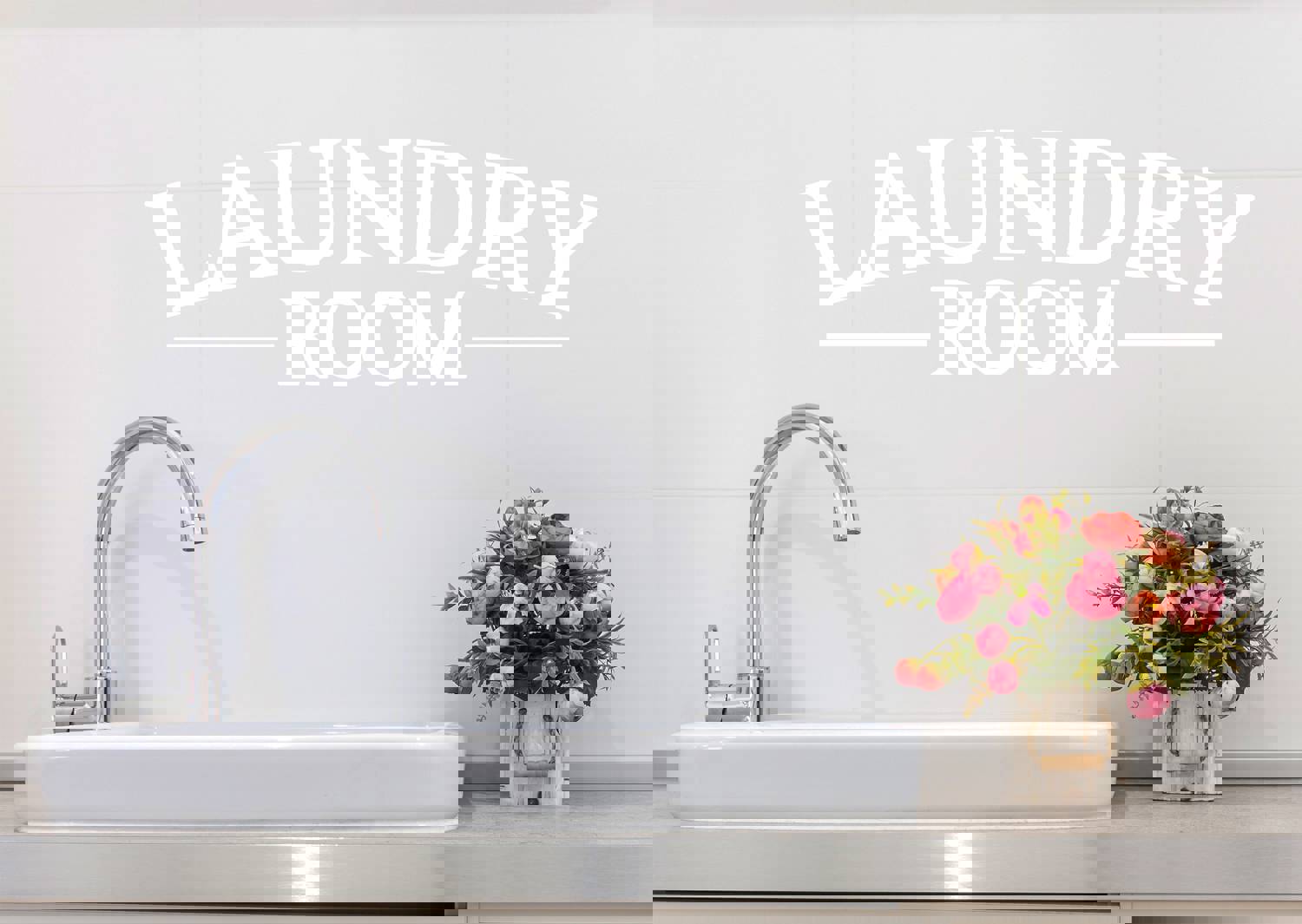 Laundry Room Wall Decal - Stylish and Functional Home Decor