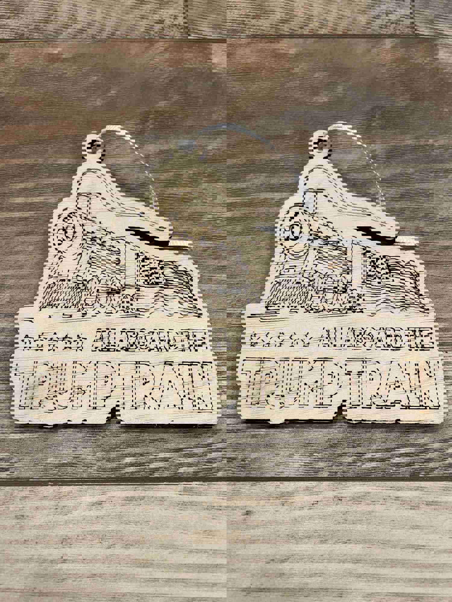 Trump Train Christmas Ornament - Patriotic MAGA Gift, Unique Personalized Holiday Decor