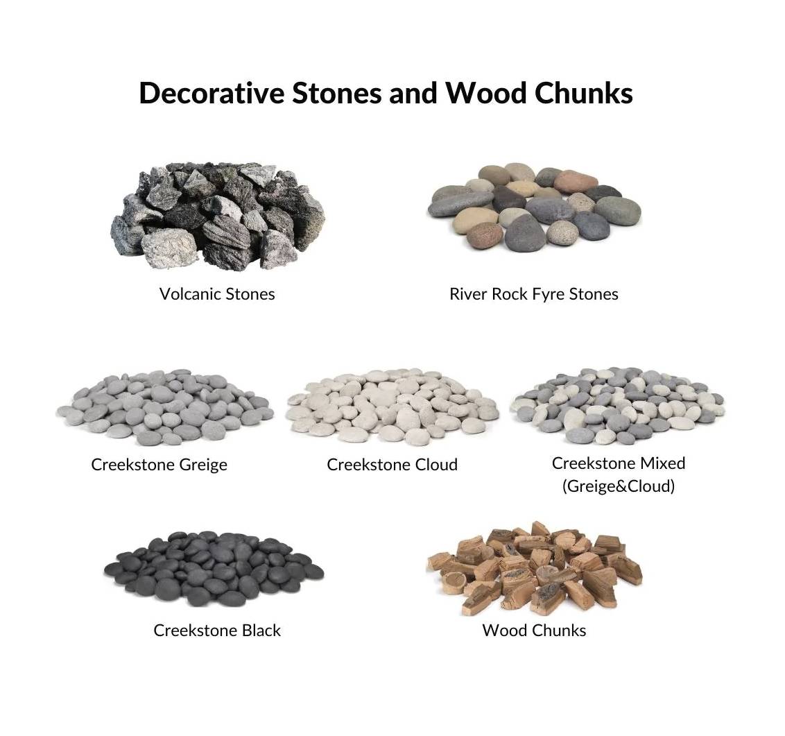 American Fyre Designs Contempo 52-Inch Concrete Rectangular Gas Fire Pit Table