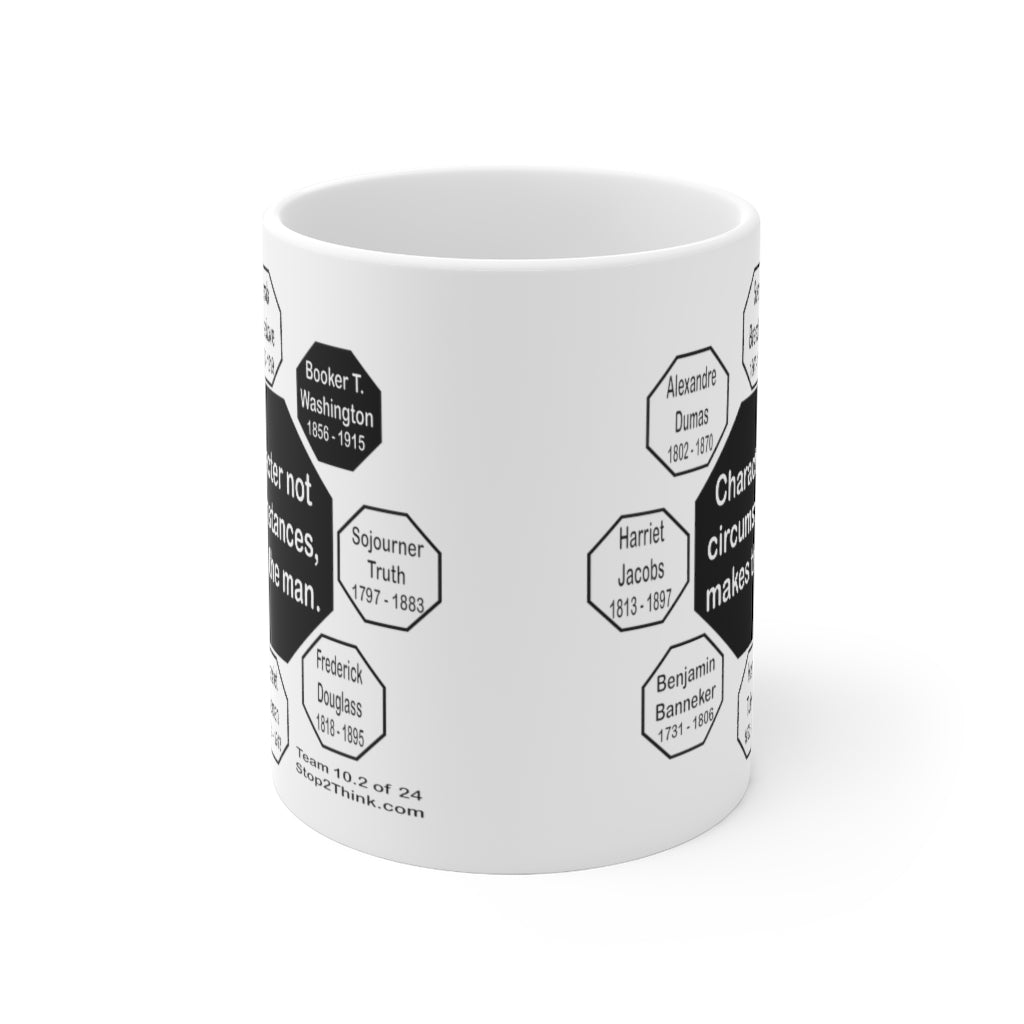 MW-10.2 - Booker T. Washington Inspirational Quote Ceramic Mug 11oz
