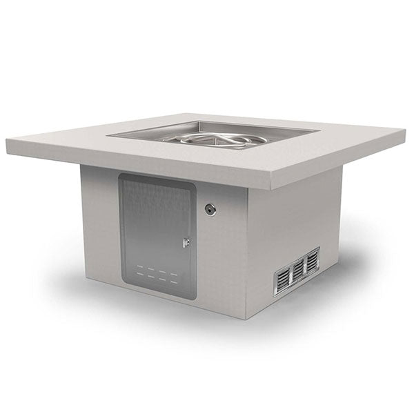 The Outdoor Plus Unfinished Square Fire Pit Table for DIY