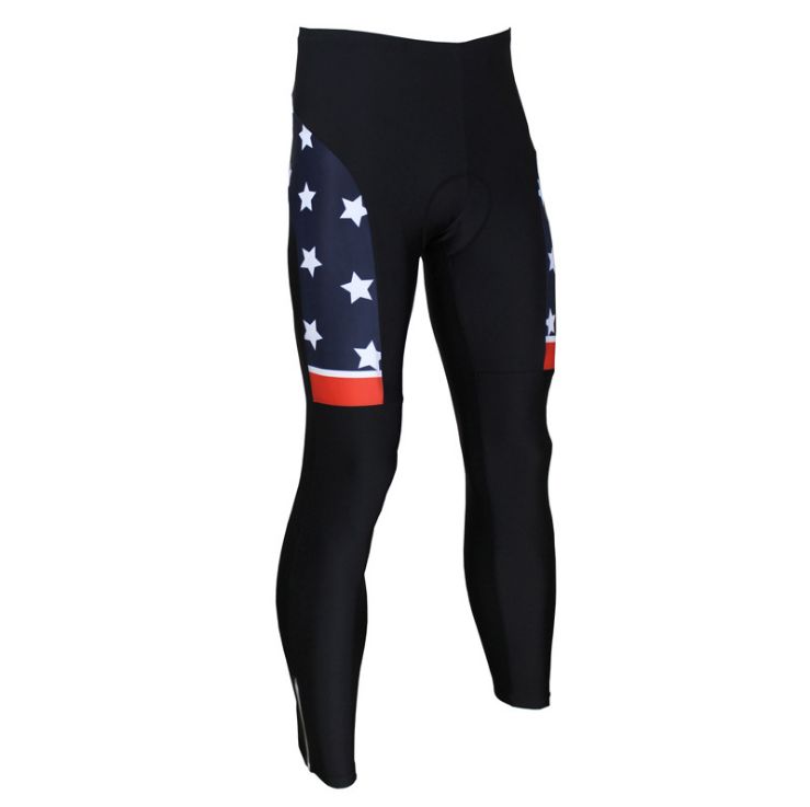 ILPARADINO Men’s Black Silica Gel Padded Cycling Pants for Outdoor Sports