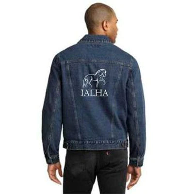 Modern Fit Denim Jacket with Bronze Buttons