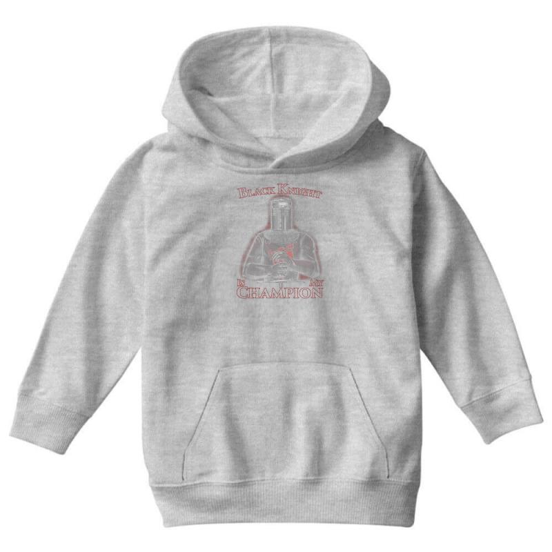 Black Knight Is My Champion Youth Hoodie
