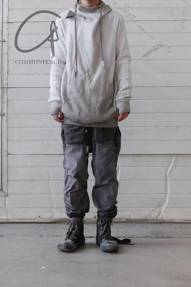 BORIS BIDJAN SABERI Light Grey Hoodie - HOODY2 F099