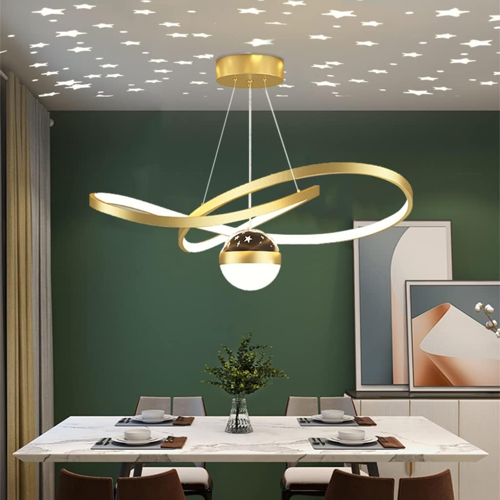 MIRODEMI® Modern Beautiful LED Hanging Chandelier for Living Room, Dining Room, Kitchen