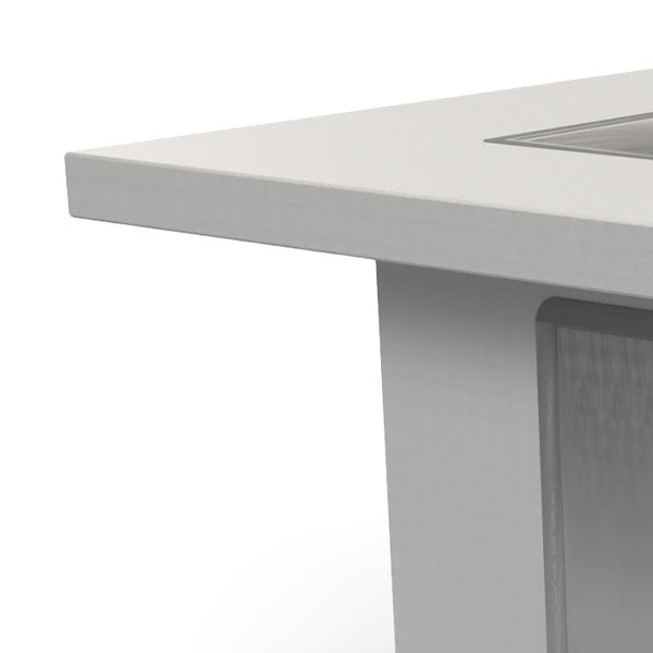 The Outdoor Plus Unfinished Square Fire Pit Table for DIY