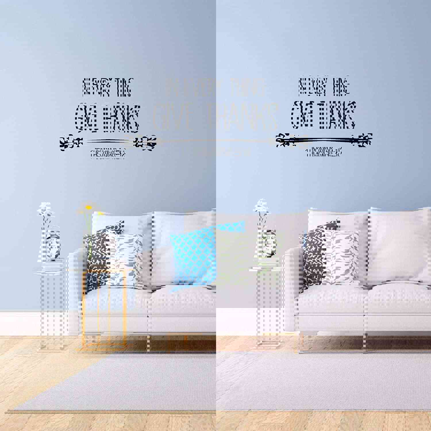 Religious Quotes Vinyl Wall Sticker - Thessalonians Bible Verse Decal