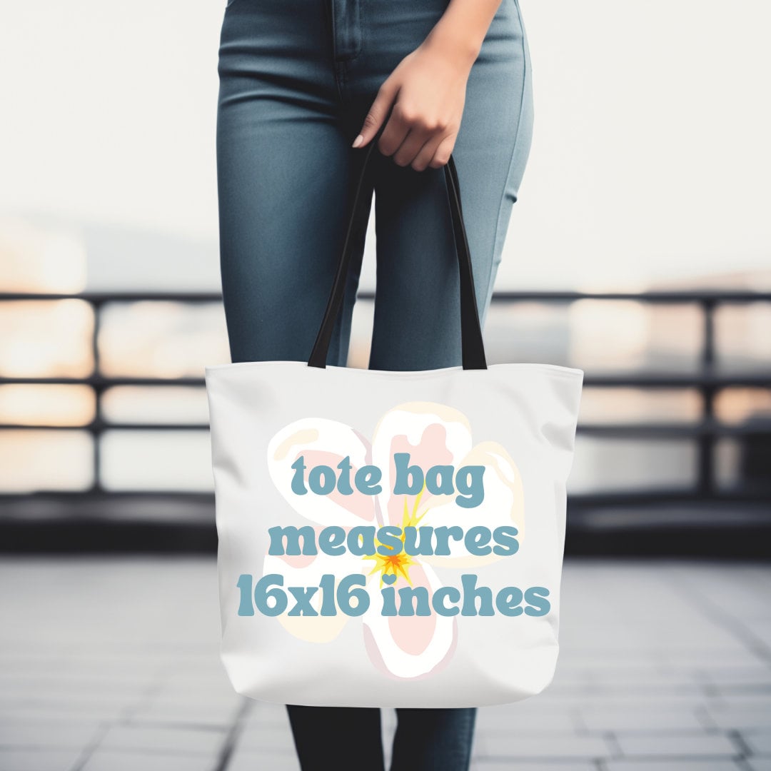 Stay Salty Bible Verse Tote - Christian Double Sided Beach Bag