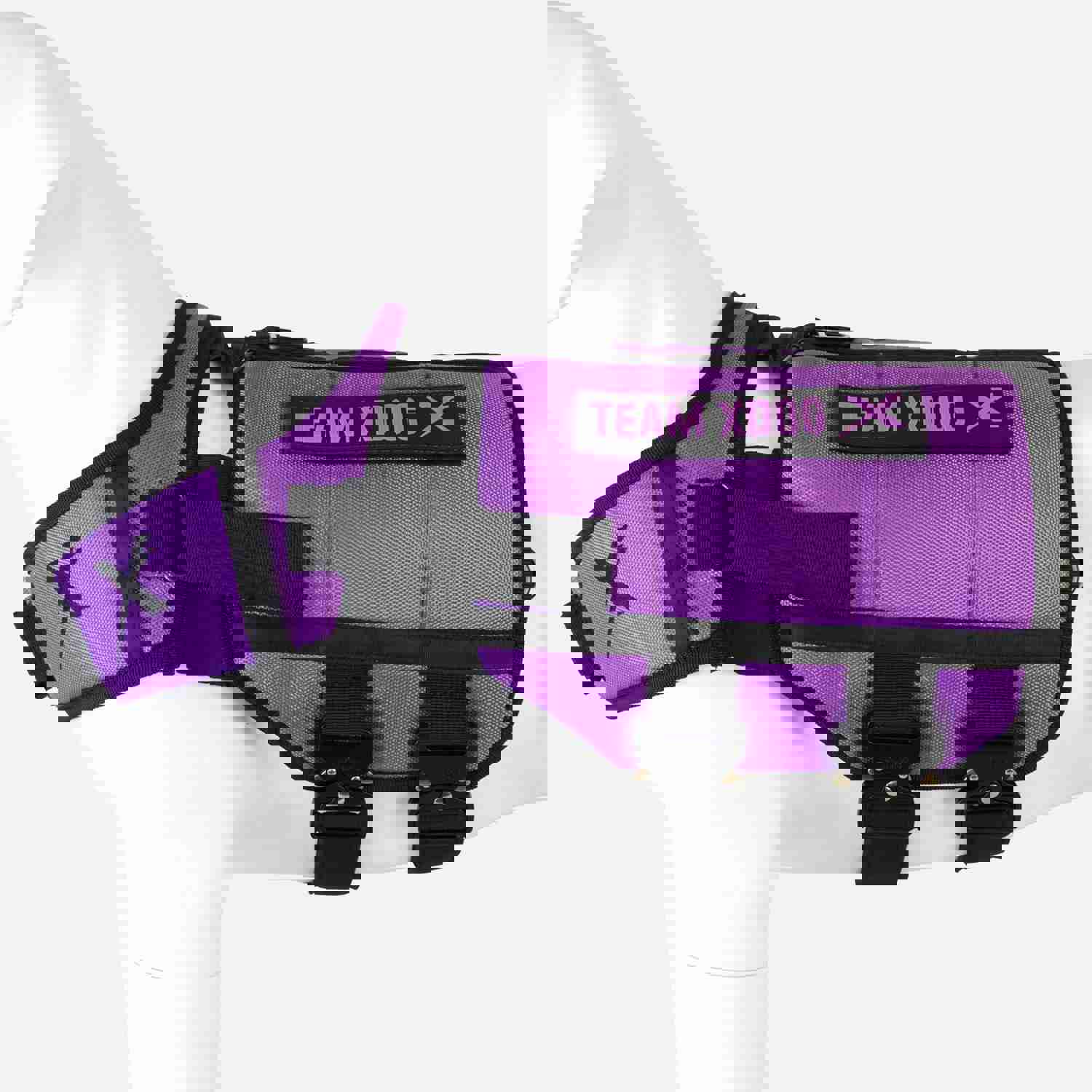 XDOG WEIGHT & FITNESS VEST™️ 3.5 HEALTH ENHANCEMENT DOG HARNESS (Teal & Purple)