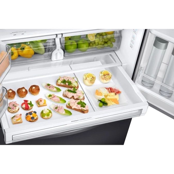 New in Box 28-cu ft French Door Refrigerator with Ice Maker (Fingerprint Resistant Black Stainless Steel) ENERGY STAR