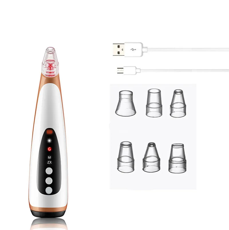 Electric Blackhead Remover Pore Cleaner Vacuum with 3 Temperature Levels