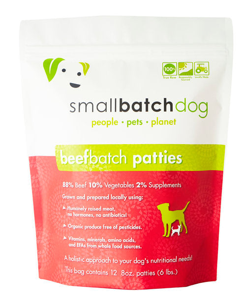 Smallbatch Frozen Raw Dog Food, Beefbatch
