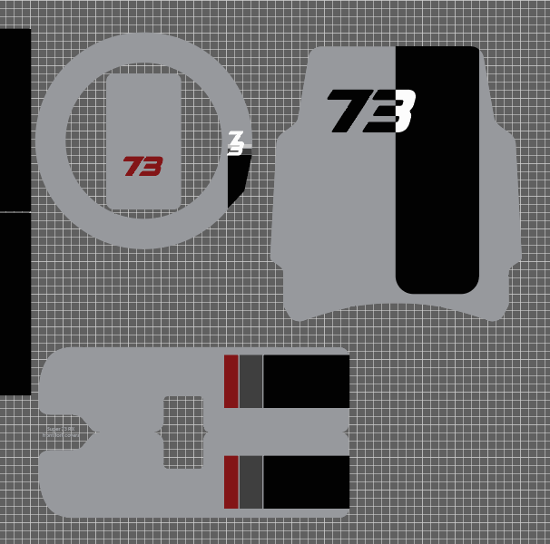 C1X Style Replica Decal Kit for Super 73 RX