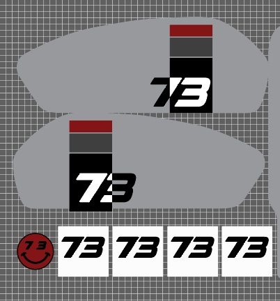C1X Style Replica Decal Kit for Super 73 RX