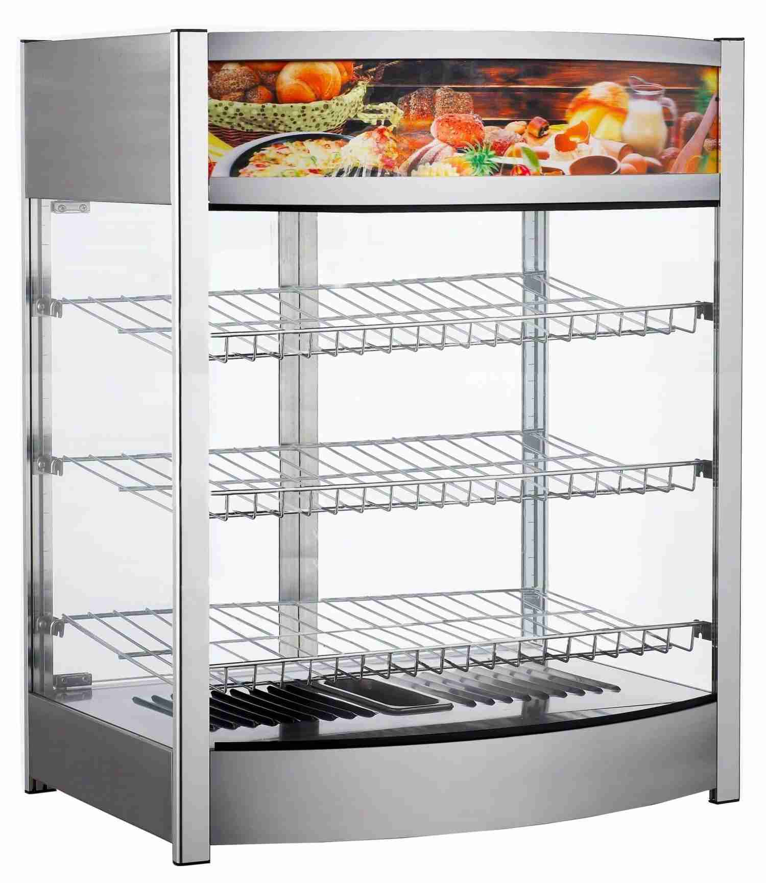 Canco RTR-137L Glass Display 26 Food Warmer