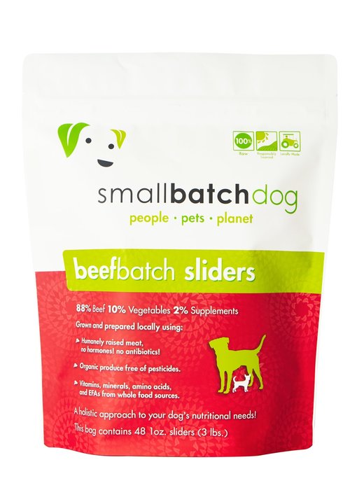 Smallbatch Frozen Raw Dog Food, Beefbatch