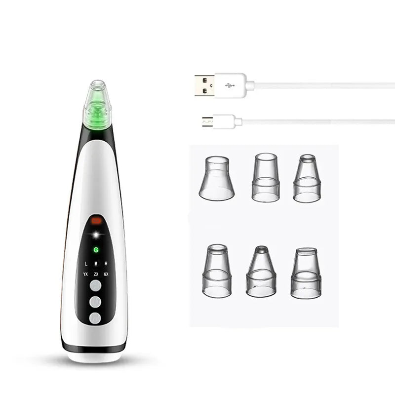Electric Blackhead Remover Pore Cleaner Vacuum with 3 Temperature Levels