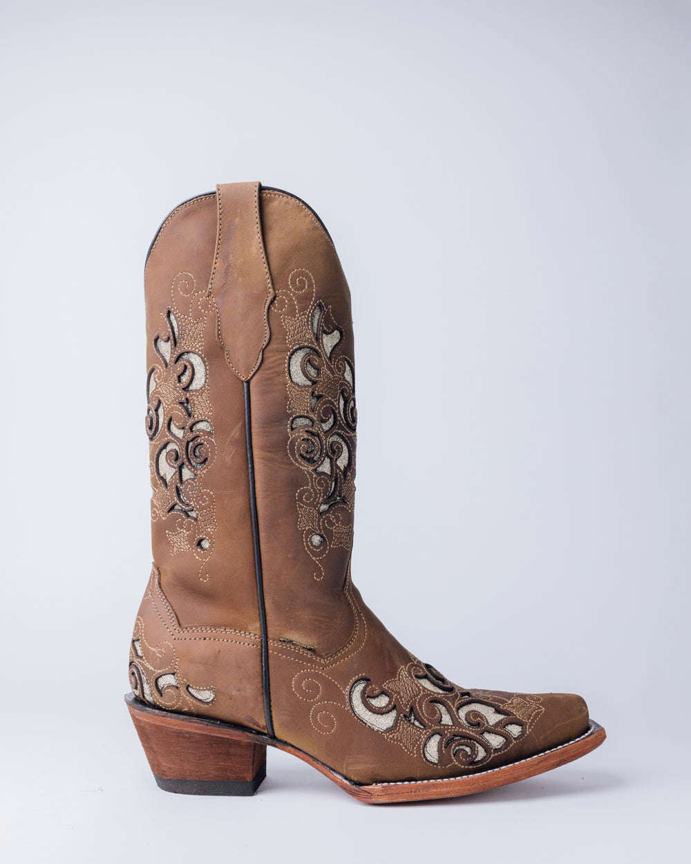 Campanas Retro Tan Cowgirl Boot