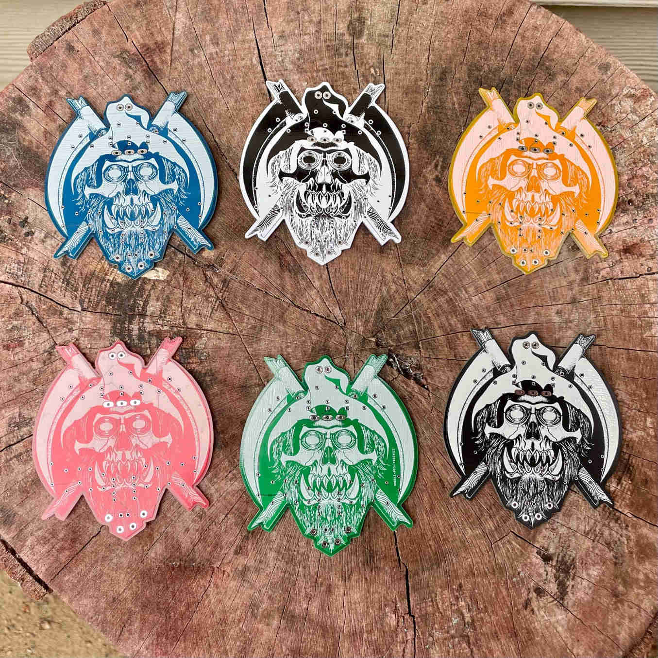 DIY PCB & Sticker Package - 7 Color Options with Volume Boost Circuit