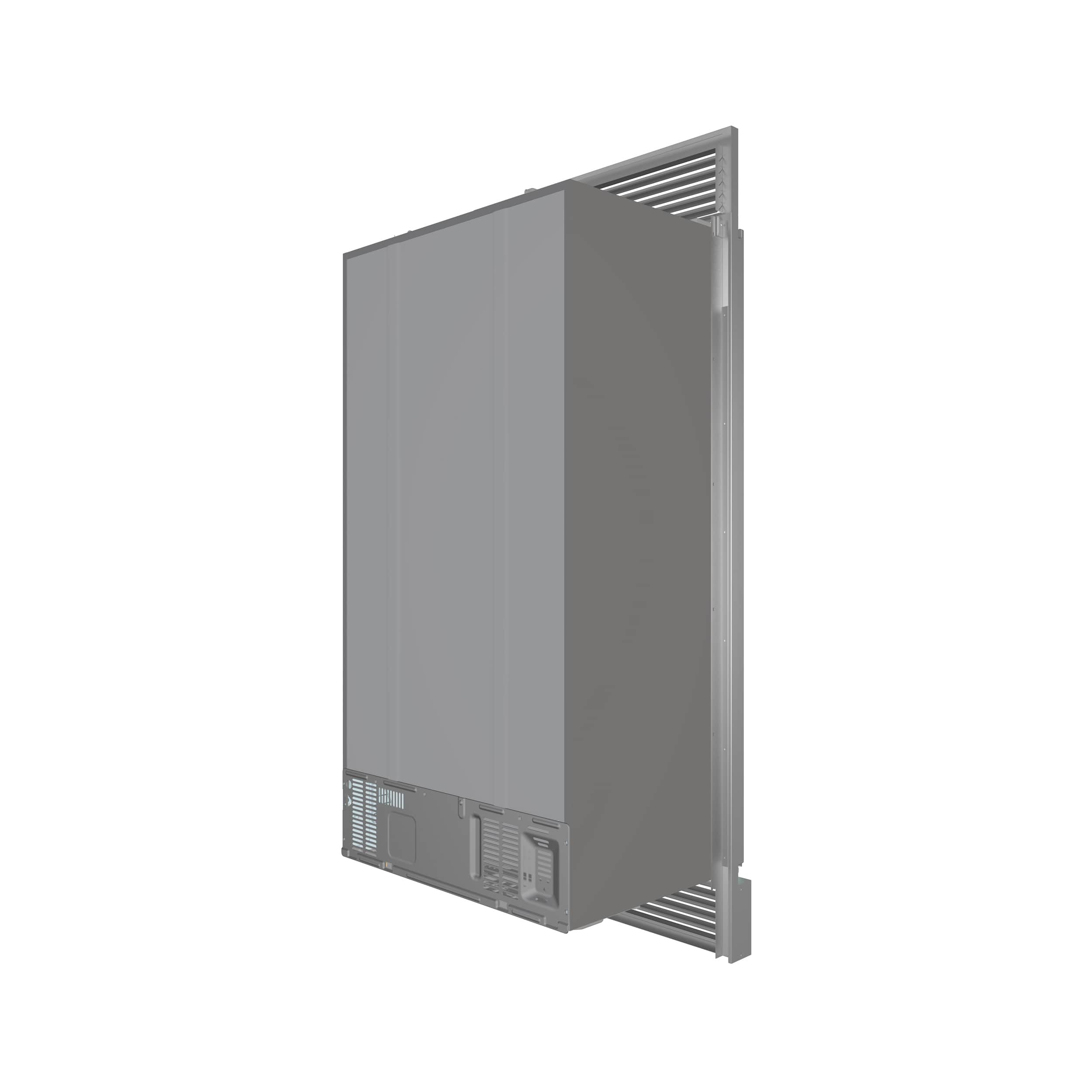 Forno Salerno 36 Side by Side 20 Cu.Ft Stainless Steel Refrigerator with Ice Maker and Grill Trim